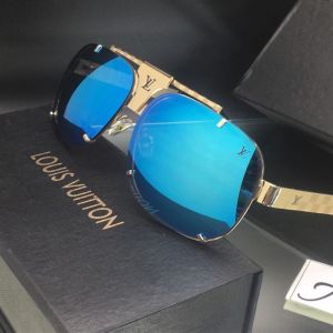 Louis Vuitton Men Blue Sunglasses-Mens-Boys-Online