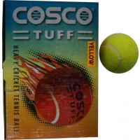 Cosco Tuff Cricket Ball  (Pack of 6, Assorted)