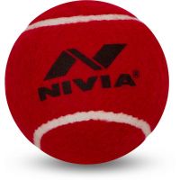 Nivia Tennis Cricket Ball Red