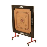 Stag Championship Model Carrom Board With Wheels And Coins