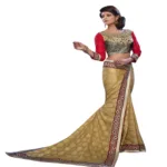 Venice Multi Color New Fancy Georgette Saree