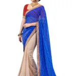 Mizzoli Multi Designer Georgette Printed Sarees