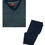 Pierre Cardin Grey blue Night Suit