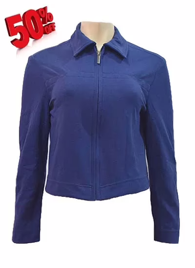Benetton - Blue Short Full Sleeves Jacket - Image 2