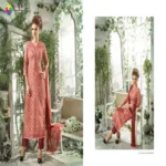 Hi-Fashion Brown Print Straight Suit