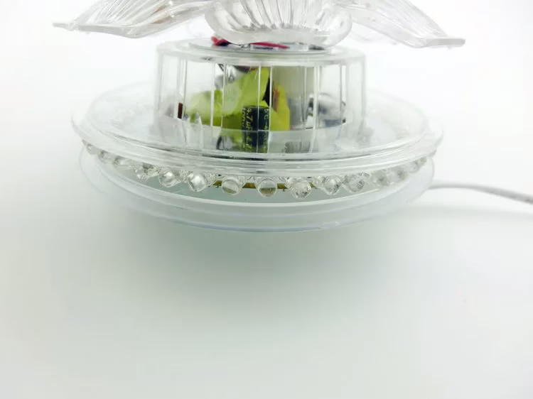SuperDeals 48 RGB LED Rotating Voice Activated Lotus Stage Light - Image 3