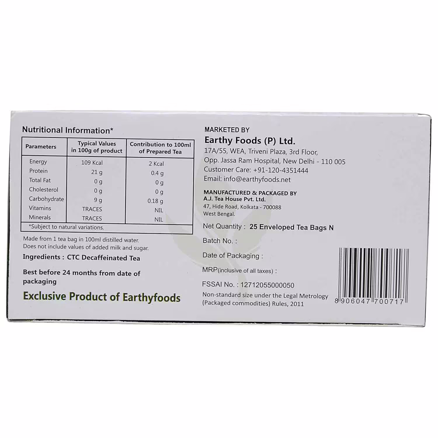 Organic Nation Decaf Tea - Image 3