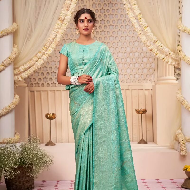 Amara Blue Zari Women Saree