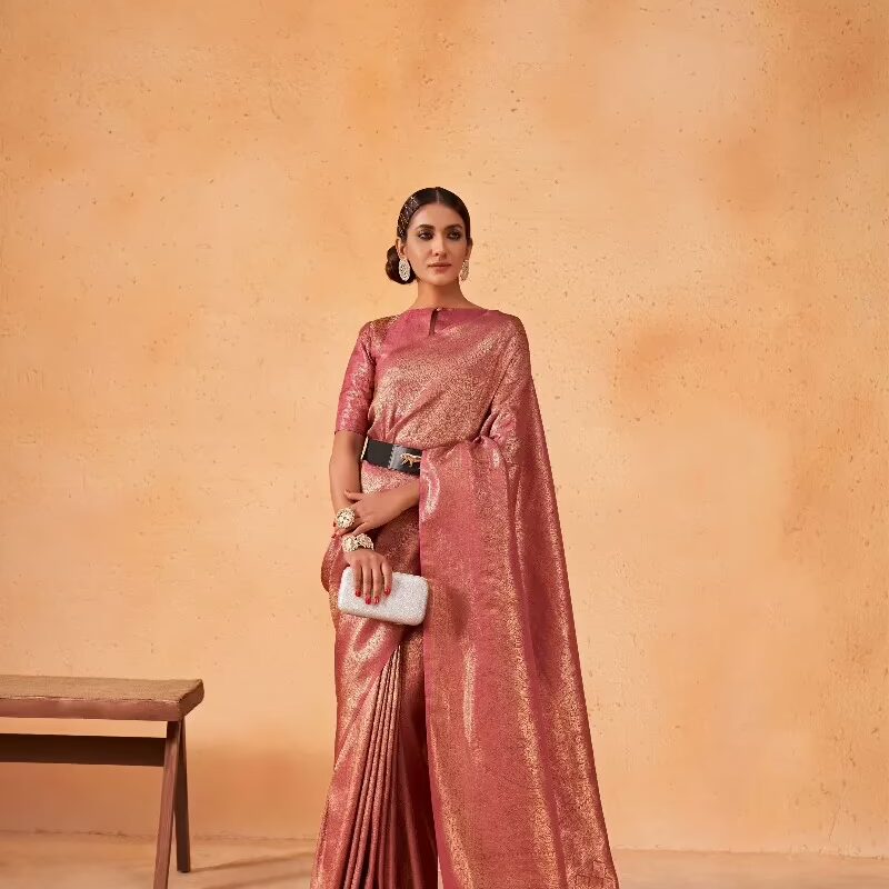 Asya Vol.3 Pink Zari Women Saree