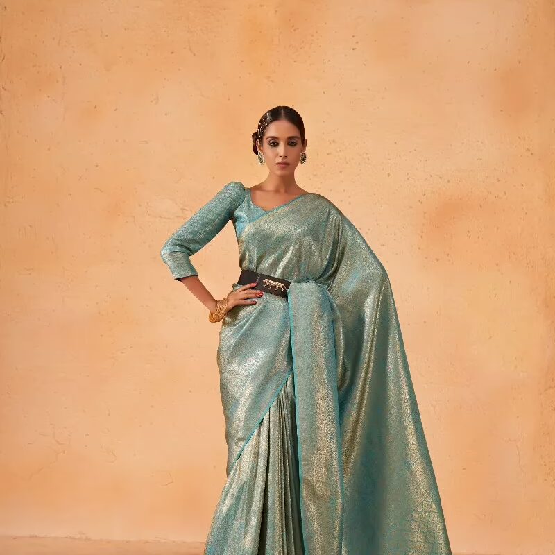 Asya Vol.3 Blue Zari Women Saree