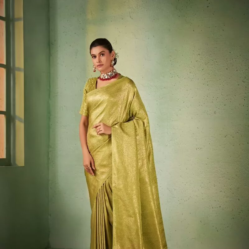 Asya Vol.4 Green Zari Women Saree