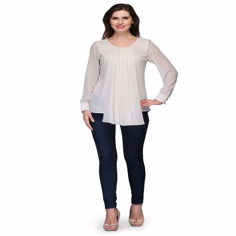 Bumpkin waterfall panel flowy shirt - Image 3