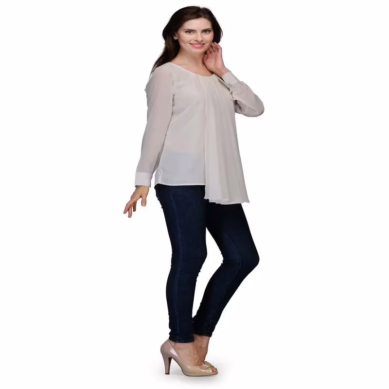 Bumpkin waterfall panel flowy shirt - Image 2