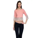 Bumpkin two tone boxy crop top