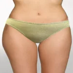 Classic Golden Back Bow Sexy Thong Panty