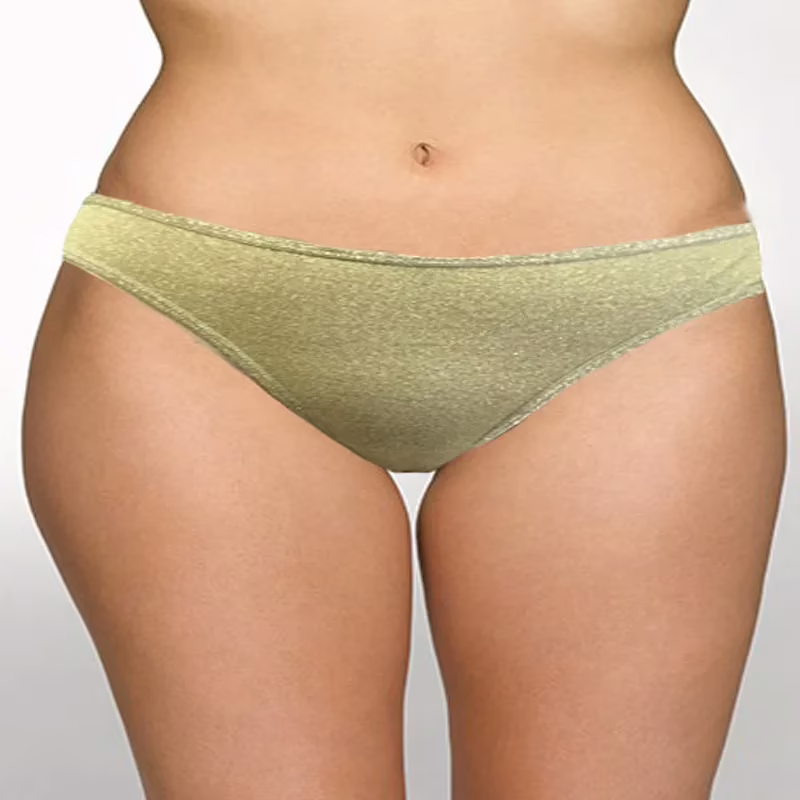 Classic Golden Back Bow Sexy Thong Panty