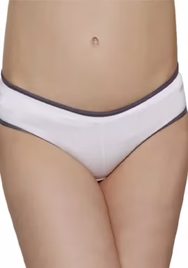 Comfortable Women White Hipster Panties