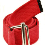 Burnt Red Premium Canvas Belt