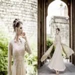 Mizzoli Beige Chiffon  Net Anarkali  Suit