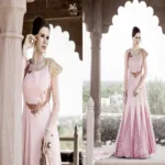 Mizzoli  Pink Poly Viscos Net Anarkali  Suit