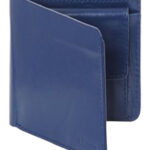 Classy Dark Blue Leather Wallet By Ezen
