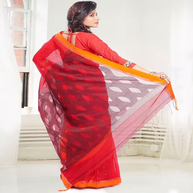 Designer Handloom Ethnic Saree with Indian Handlom Mark - Image 2
