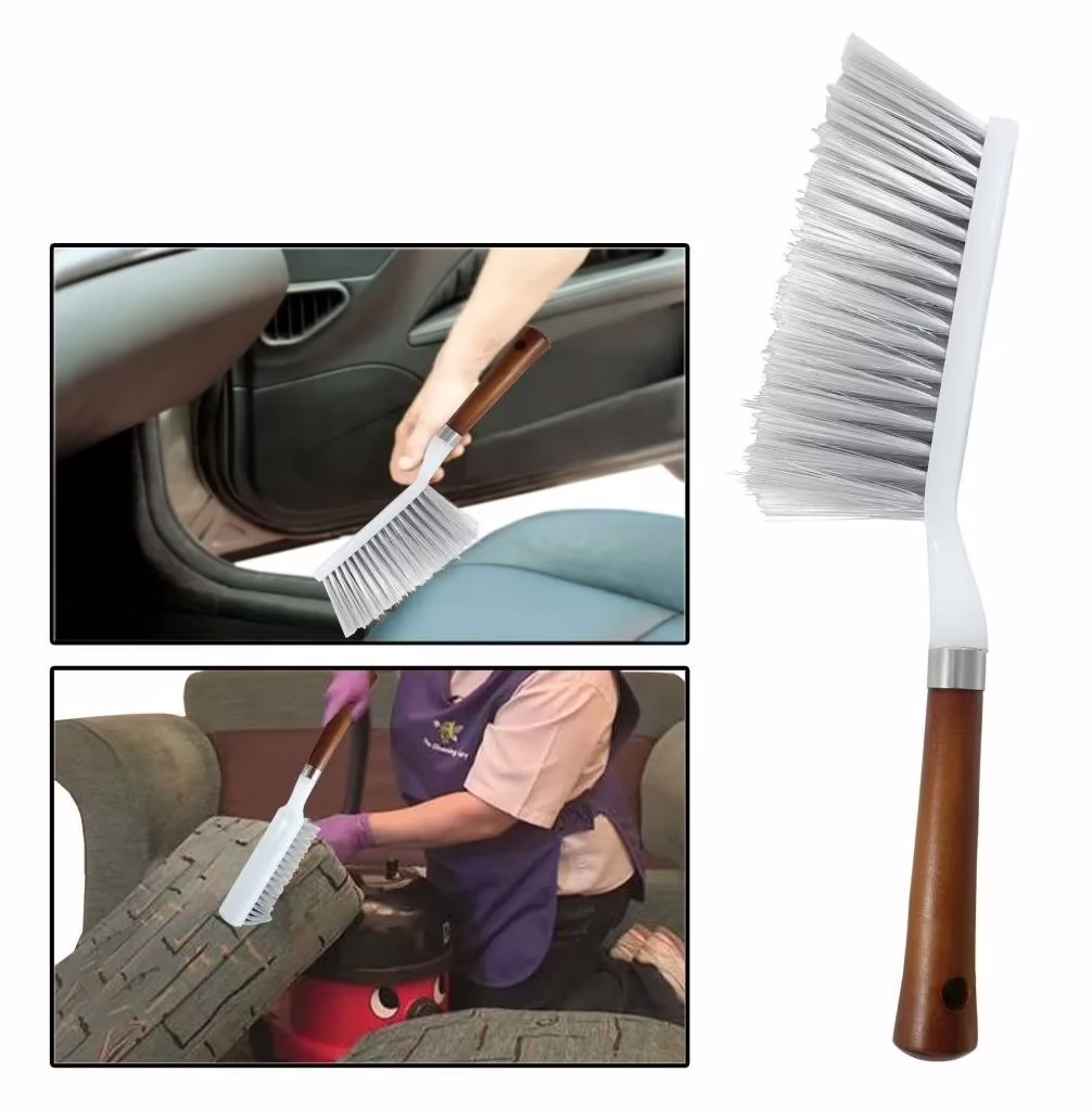 SuperDeals Cleaning Brush with Hard and Long Bristles for Car Seat, Carpet and Mats - Image 2