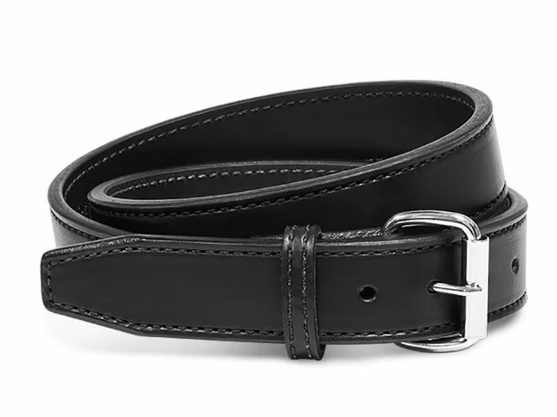 Raymond Black Poly Blended Trouser Fabric Free Belt - Image 2