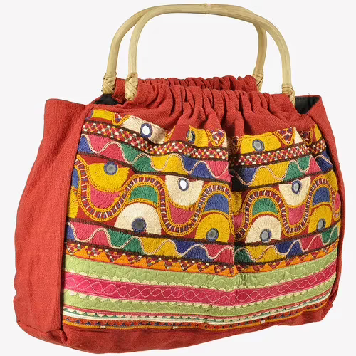 Stylish Colorful Embroidery Handbag