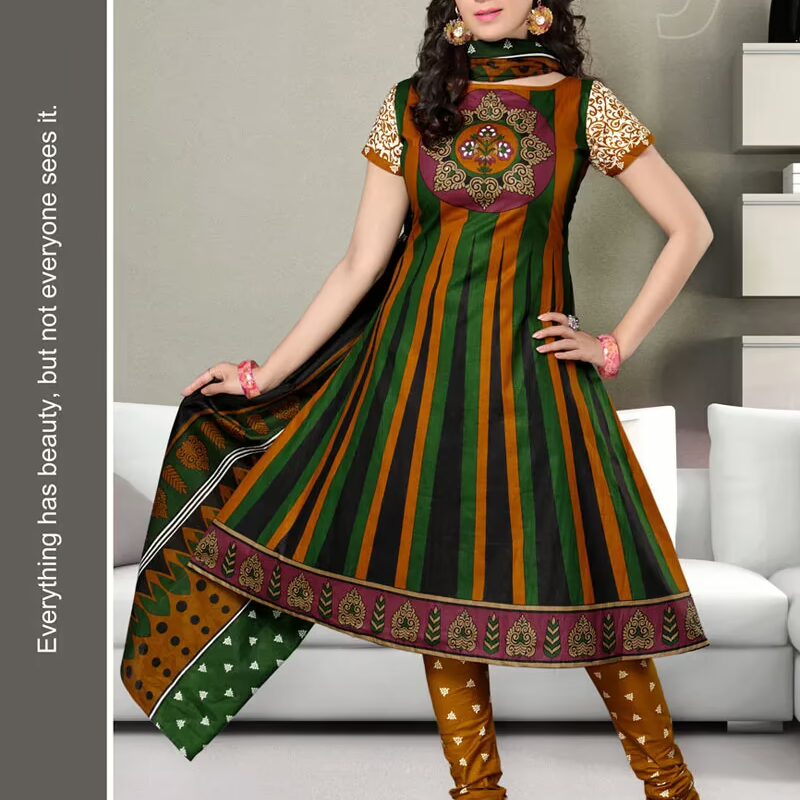 V&V Online Shopping For Casual Multi Color Dress Material