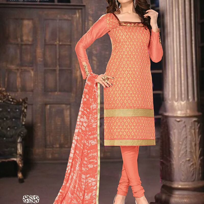 V&V Beautiful Latest Pure Chanderi Cotton Salwar Suits