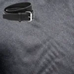 Raymond Black Computerized Trouser Fabric Free Belt
