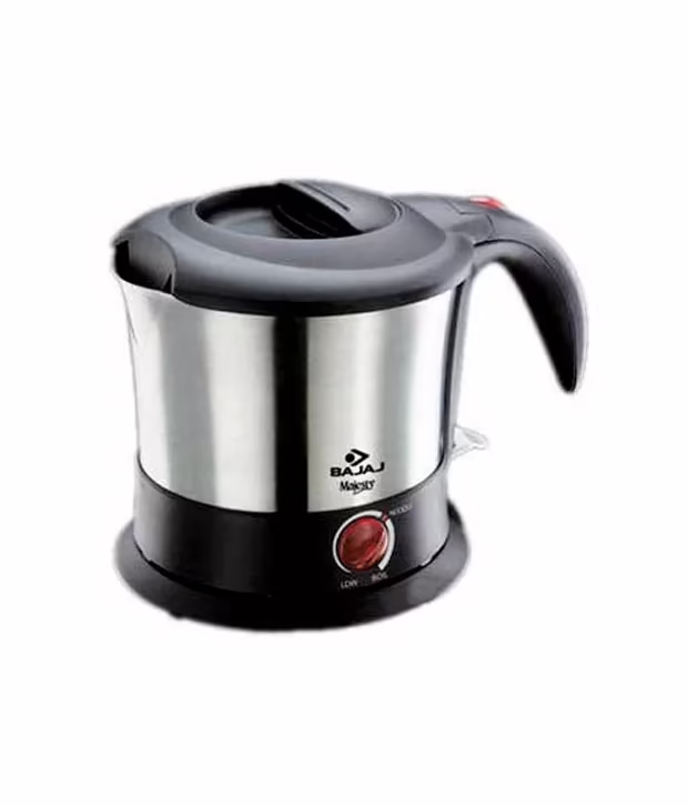 Bajaj 1 Ltr KTX9 Multifunction Kettle Black