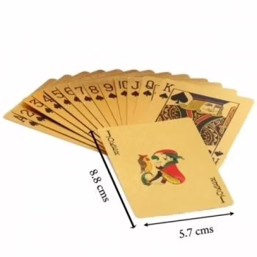 SuperDeals Exclusive Gold Playing Cards
