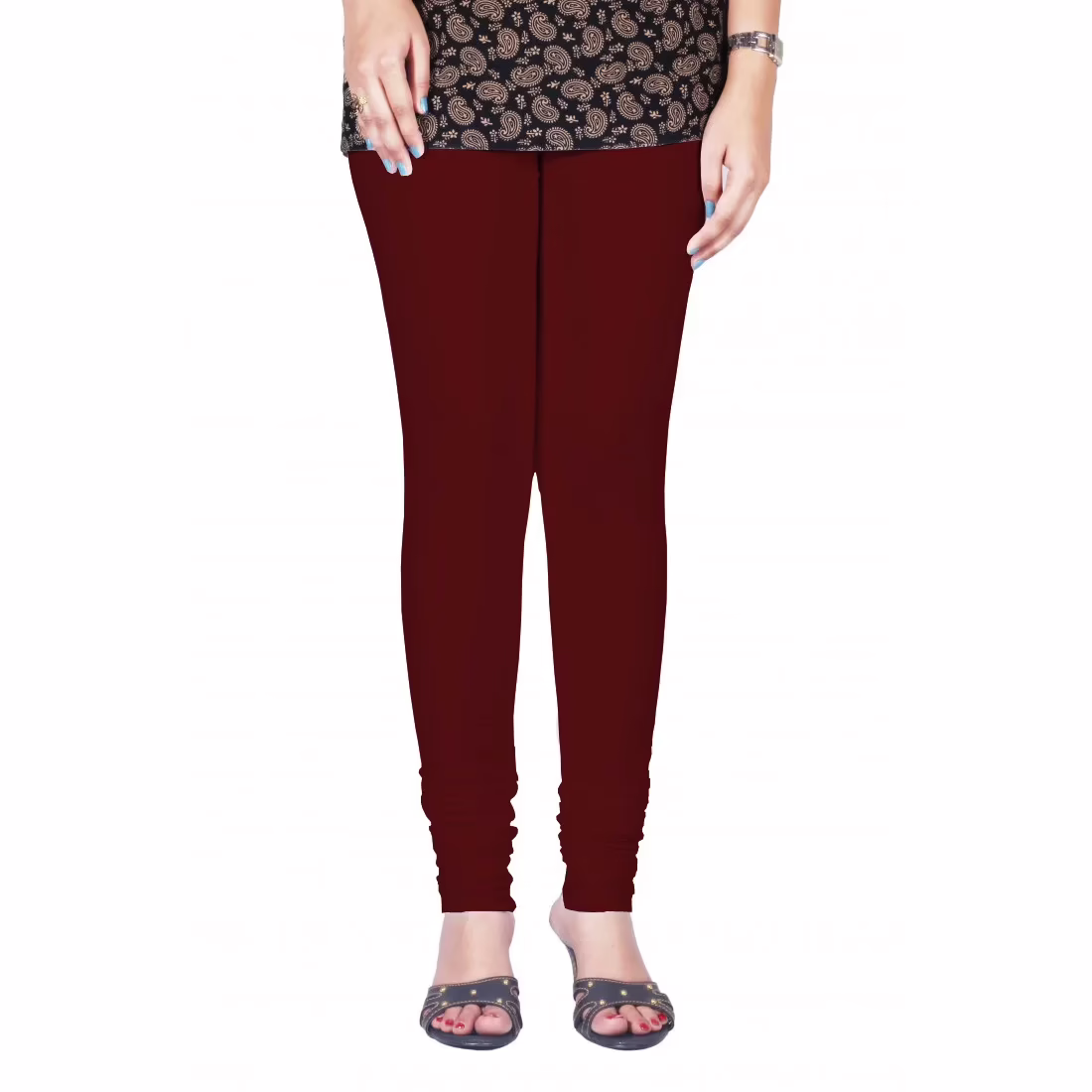 MSS Wing's Burgundy Women's Fashion Legings