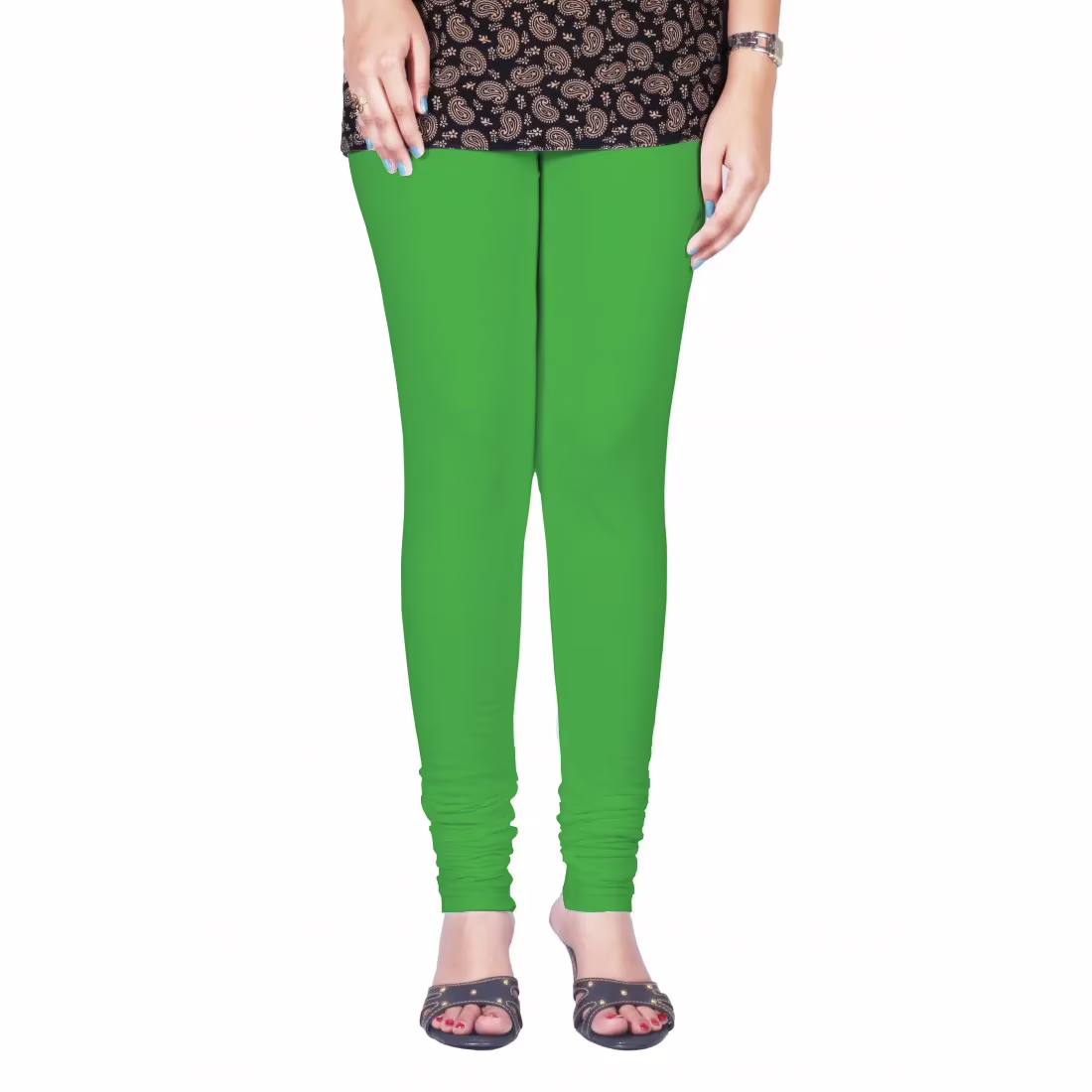 MSS Wing's Parrot Green Women's Fashion Leggings