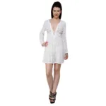 CHIKTONES COTTON NET SHORT DRESS