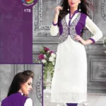Beautiful Purple Casual Full Sleeve Women's Kurti