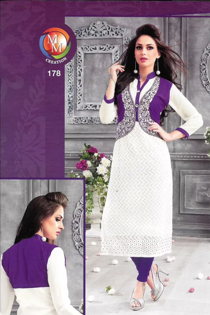 Beautiful Purple Casual Full Sleeve Women's Kurti