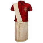 JAZZUP Smart Dhoti Shirt Set