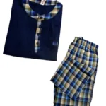 Hue  Blue Cotton Night Suit