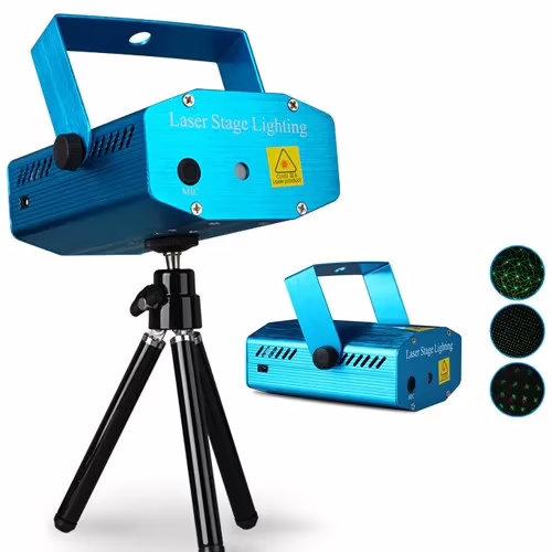 SuperDelas Mini Laser Lighting Sound Activated Projector - Image 4