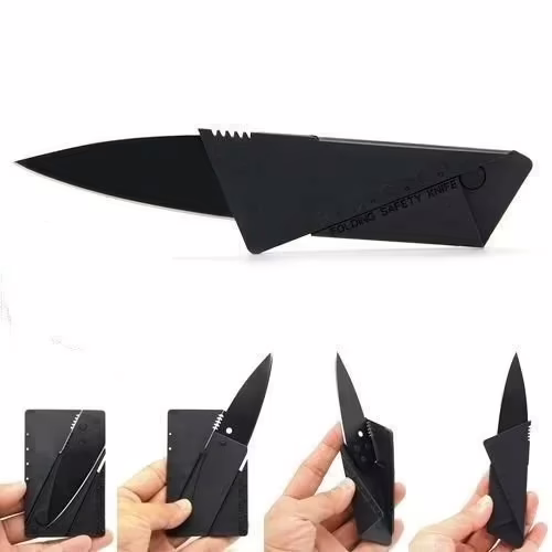 SuperDeals Pocket Credit Card Shaped Folding Safety Knife - Image 2