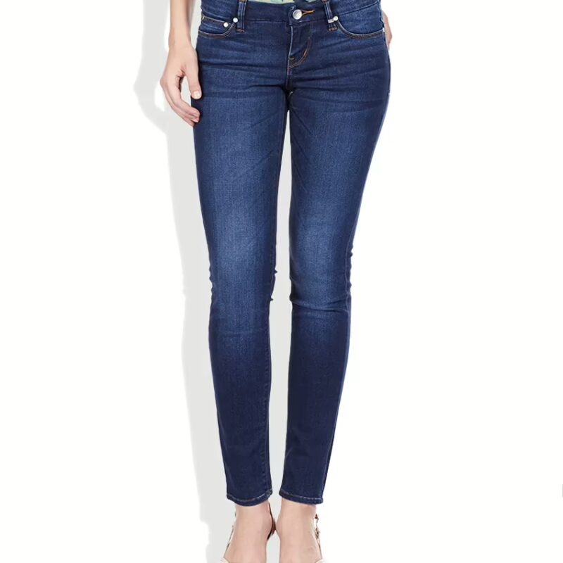 Slim Fit Dark Blue Women Jeans