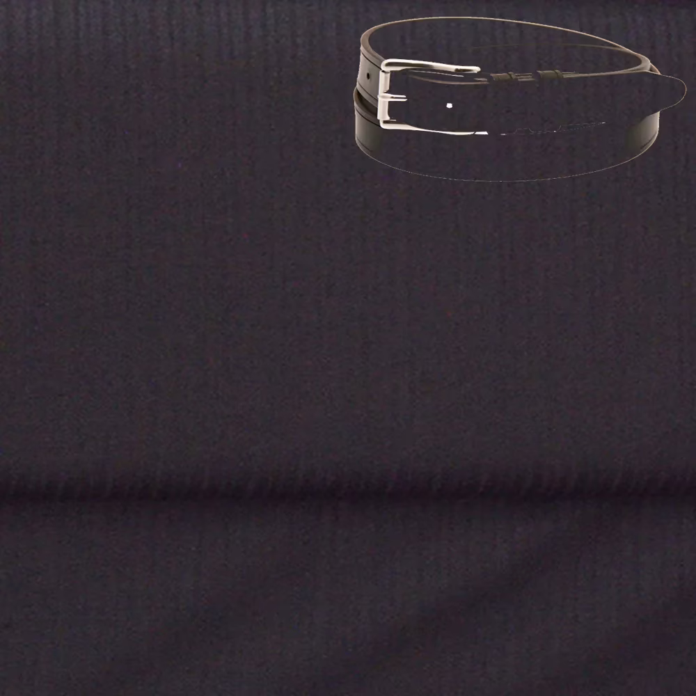 Raymond Plain Black Trouser Fabric With Free Belt