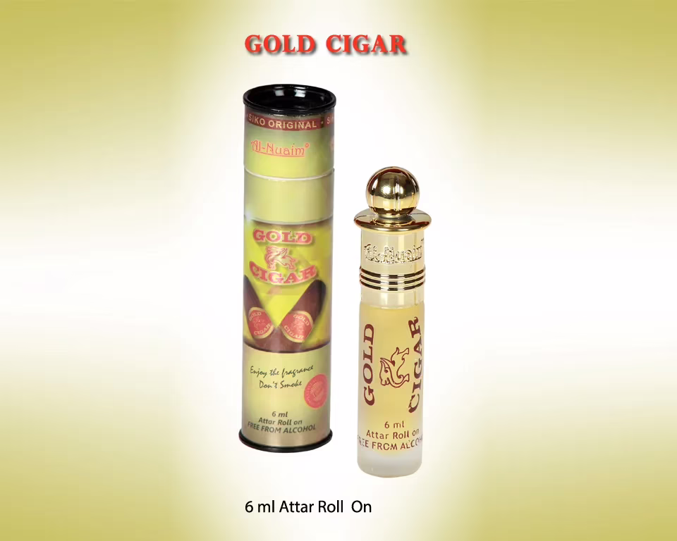 AL NUAIM GOLD CIGAR 6ML ROLL ON