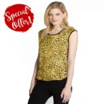 50% Off On Animal Print Sleeveless Top