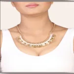 Pazaar Golden Metal Festival Necklace