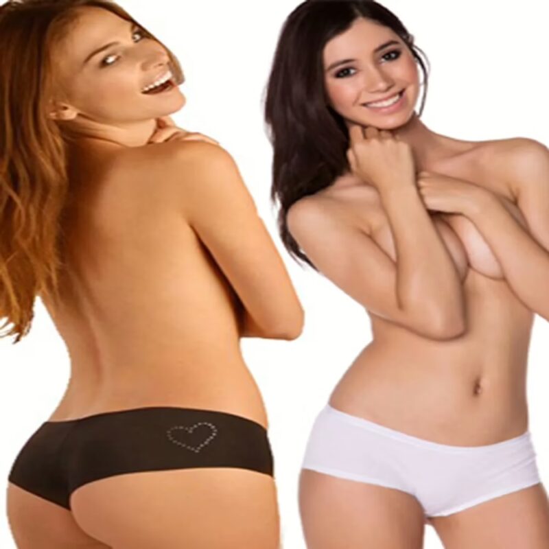 About U Luxury Boyshort Black & White Value Pack Of Two