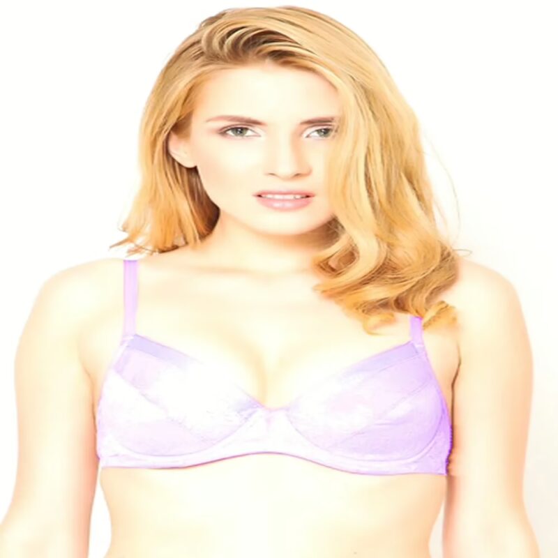 About U Underwired Padded Light Purple Bra